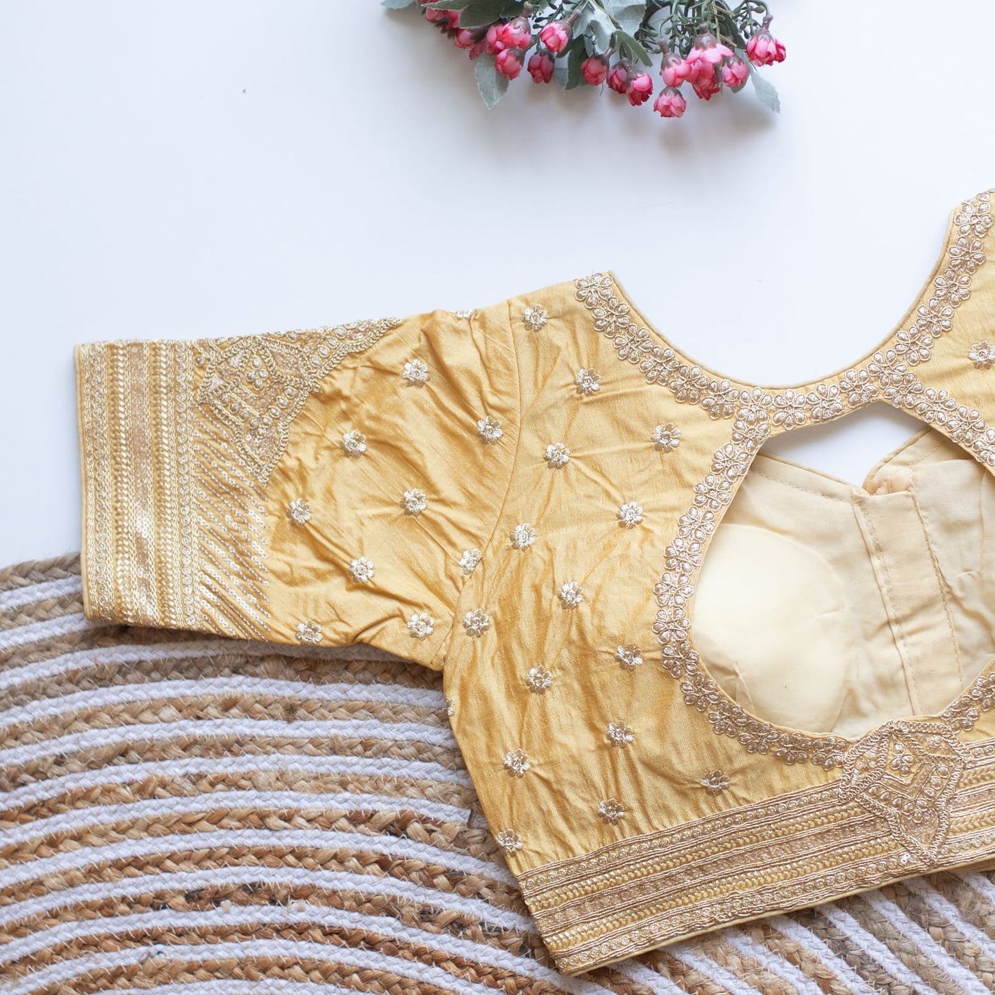 Phantom V-Neck Designer Saree Blouse